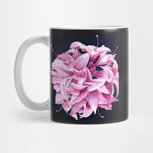 Pink Azalea watercolour painting Mug